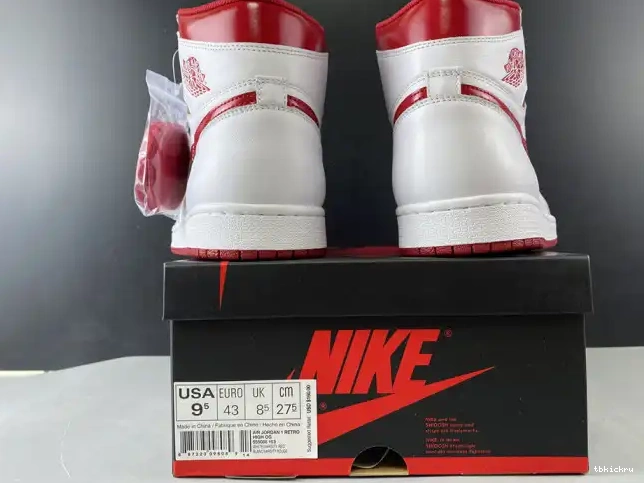 Cheap TBK Red Metallic Air (2017) Jordan 1 Retro 555088-103 0506